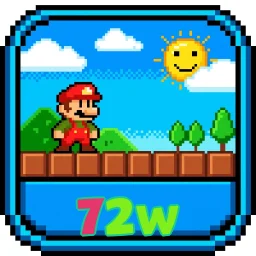72w